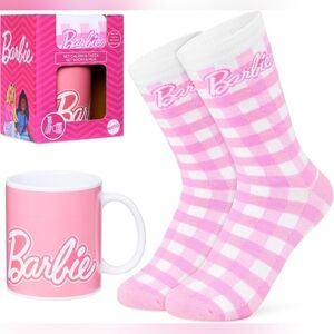 BARBIE OFFICIAL MUG N SOCKS GIFT SET